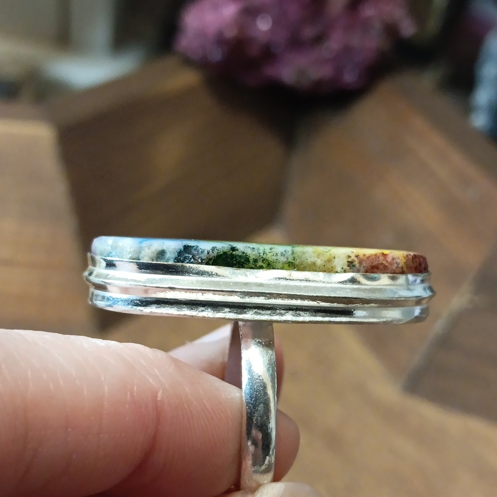 Multicolor Silver Women's Ring - image 4